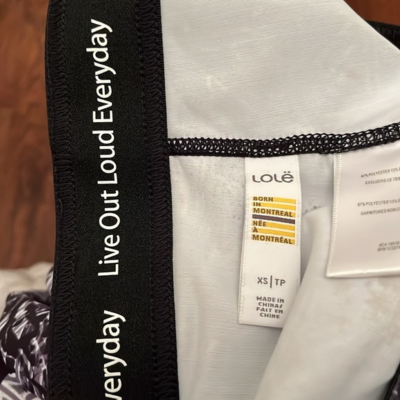 Lole leggings size xs.  Would also fit a s. - Picture 4 of 4